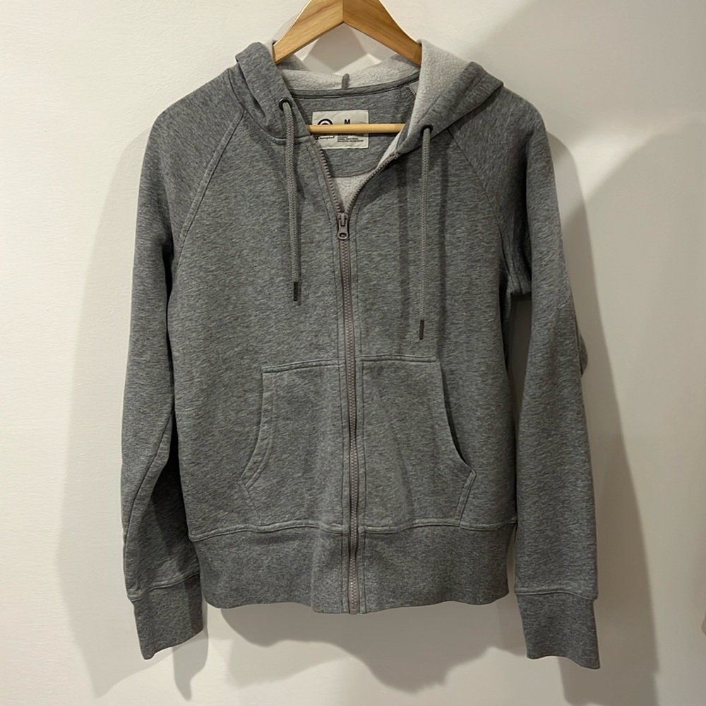 Champion Women's Heather Gray Zip-Up Hoodie